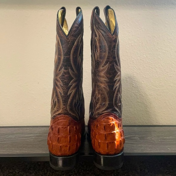 Gator cowboy western boots - Picture 4 of 9